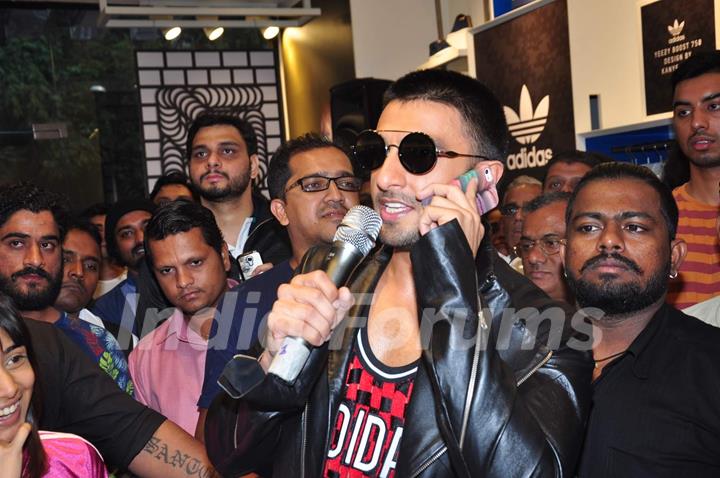 Bajirao A.k.a Ranveer Singh at Adidas Store