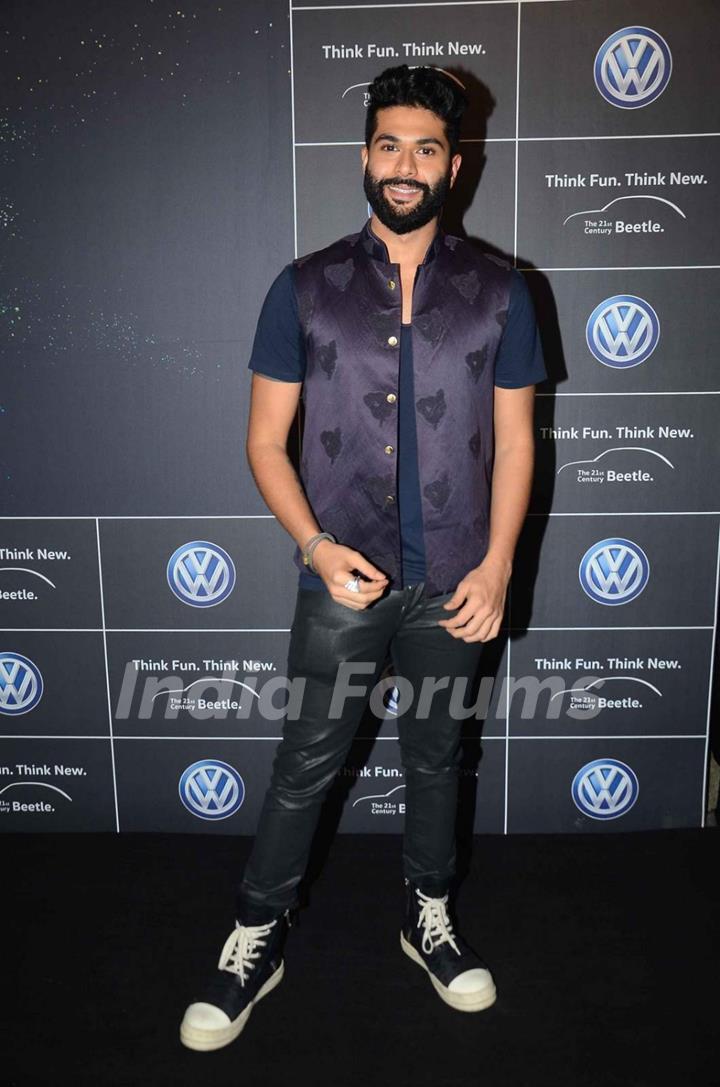 Kunal Rawal at Volkswagen Car Launch