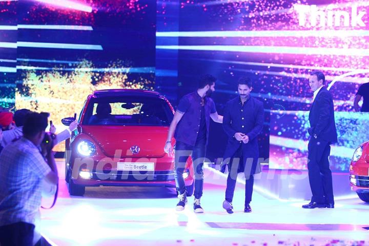 Shahid Kapoor and Kunal Rawal at Walks for Volkswagen Car Launch