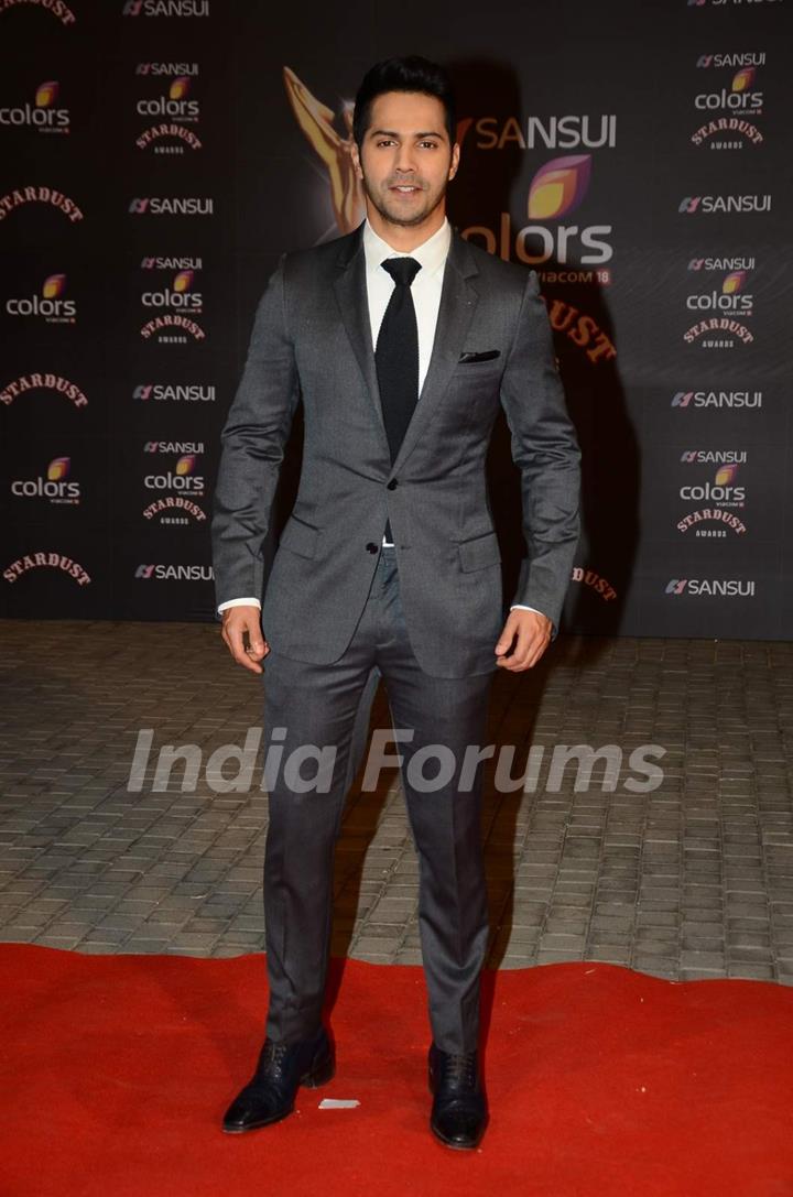 Varun Dhawan at Stardust Awards