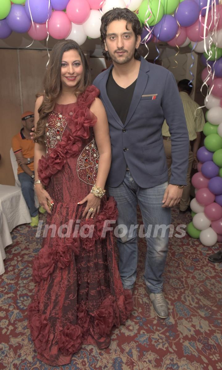 Shaad Randhawa with Gurpreet Kaur Chadha on her Birthday Bash