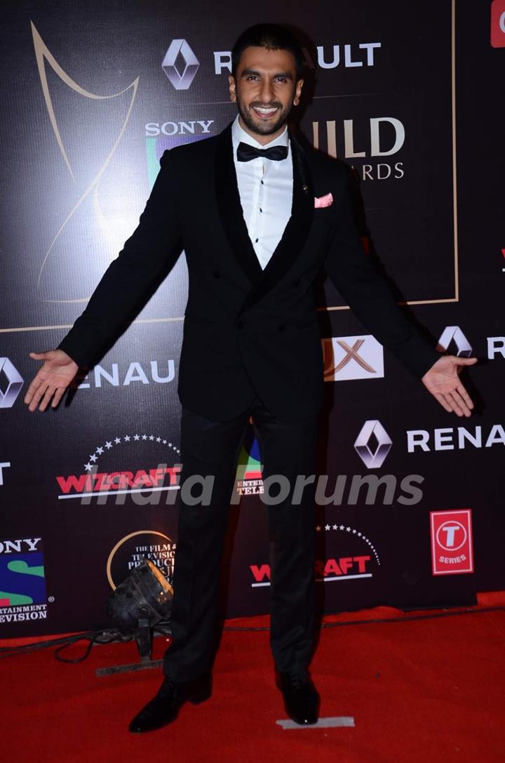 Ranveer Singh at Guild Awards 2015