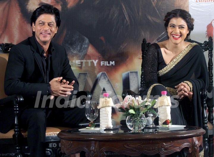 Shah Rukh Khan and Kajol for Promotions of 'Dilwale' at Kolkata