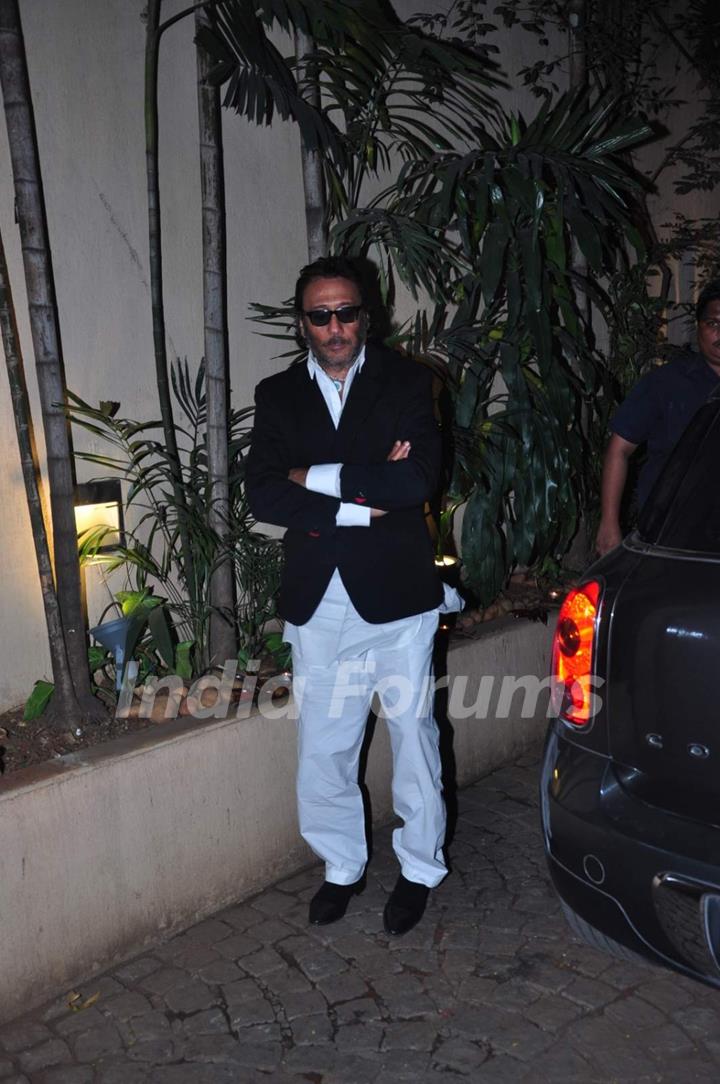 Jackie Shroff at Anil Kapoor's Birthday Bash