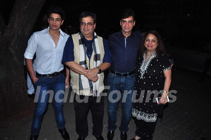 Subhash Ghai at Anil Kapoor's Birthday Bash