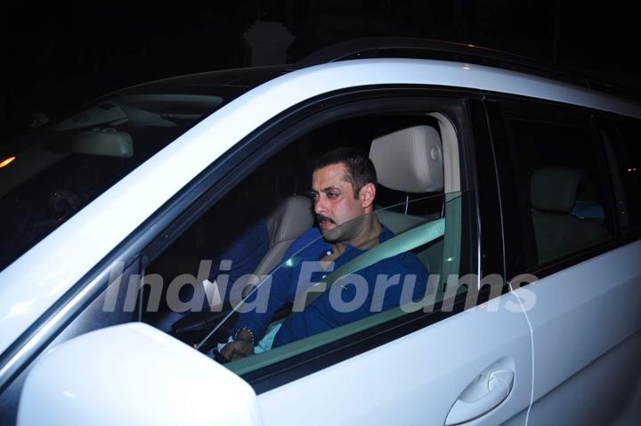 Salman Khan at Anil Kapoor's Birthday Bash