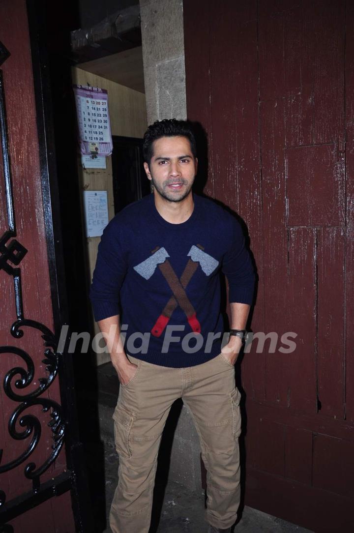 Varun Dhawan at Anil Kapoor's Birthday Bash