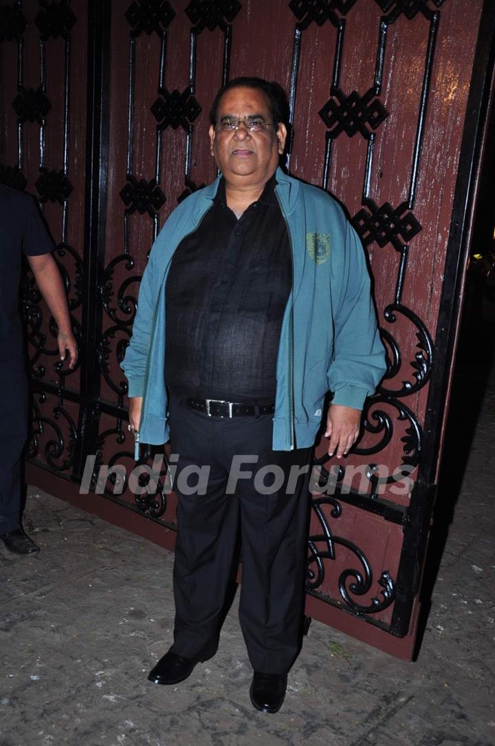 Satish Kaushik at Anil Kapoor's Birthday Bash