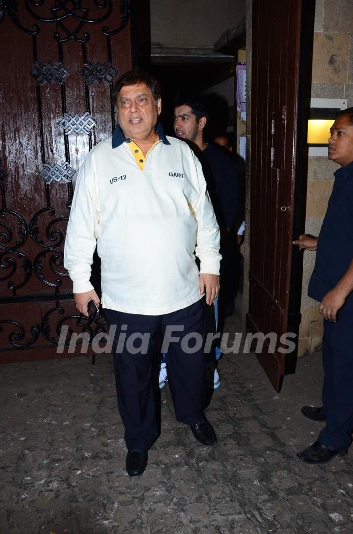 Varun Dhawan at Anil Kapoor's Birthday Bash