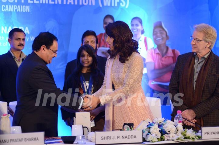 Priyanka Chopra at Launch of Media Campaign on WIFS