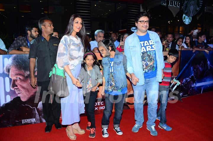 Sonali Bendre at Premiere of 'Star Wars: The Force Awakens'