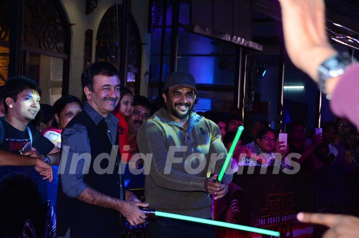 Rajkumar Hirani and R. MAdhavan at Premiere of 'Star Wars: The Force Awakens'