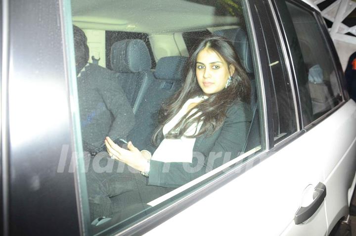 Genelia Dsouza was snapped at Jackky Bhagnani's Birthday Bash