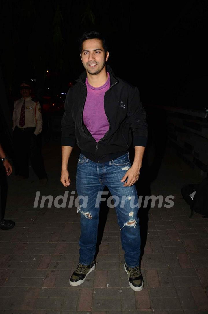 Varun Dhawan at Jackky Bhagnani's Birthday Bash