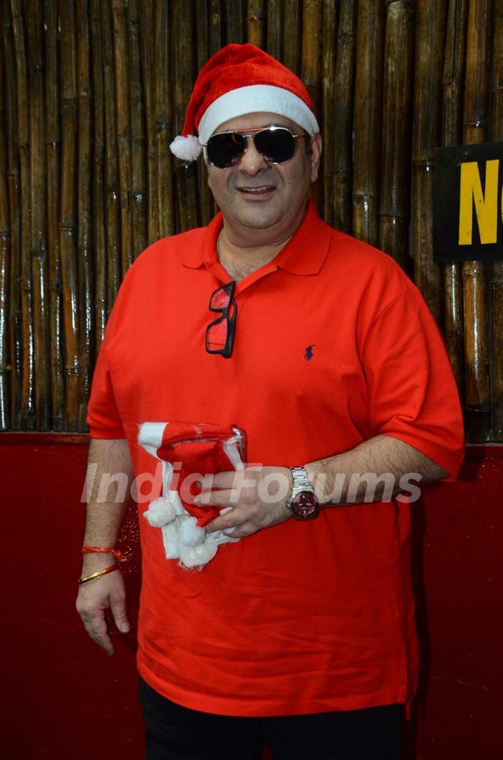 Rajiv Kapoor poses for the media at Kapoor Family's Christmas Brunch