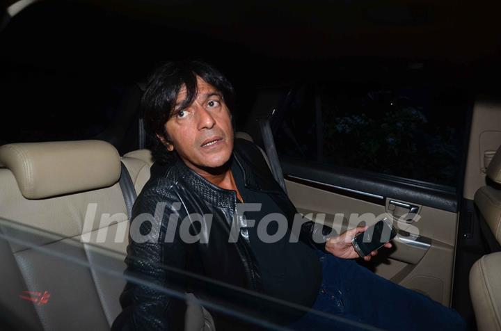 Chunky Pandey at Salman Khan's Birthday Bash