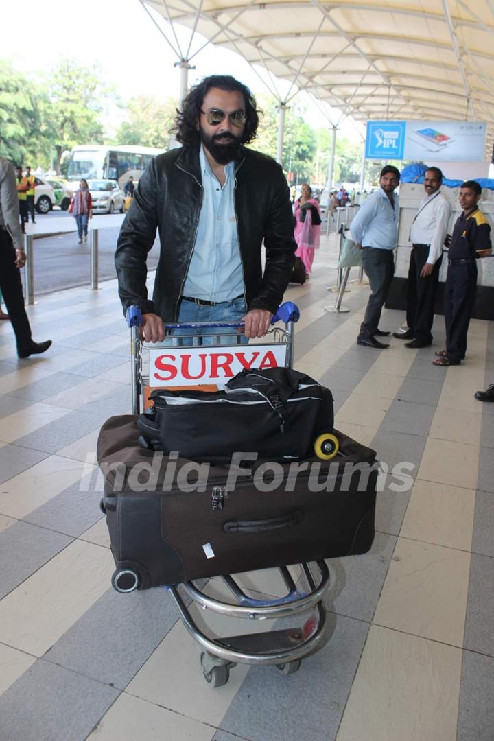 Bobby Deol Snapped at Airport