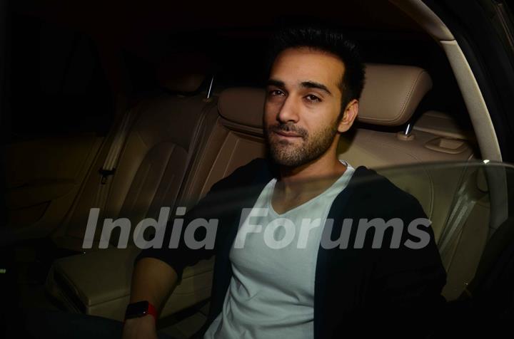 Pulkit Samrat at Salman Khan's Birthday Bash