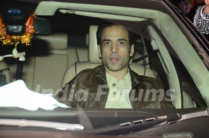 Tusshar Kapoor at Salman Khan's Birthday Bash