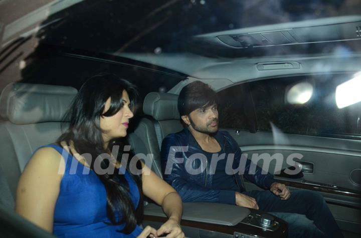 Himesh Reshammiya at Salman Khan's Birthday Bash