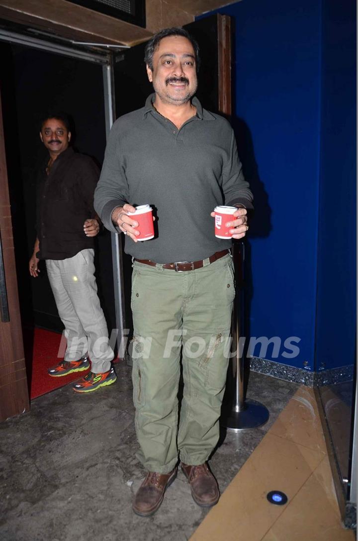 Sachin Khedekar at Premiere of Marathi Movie 'Natsamrat'