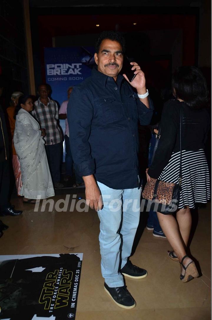 Sayaji Shinde at Premiere of Marathi Movie 'Natsamrat'