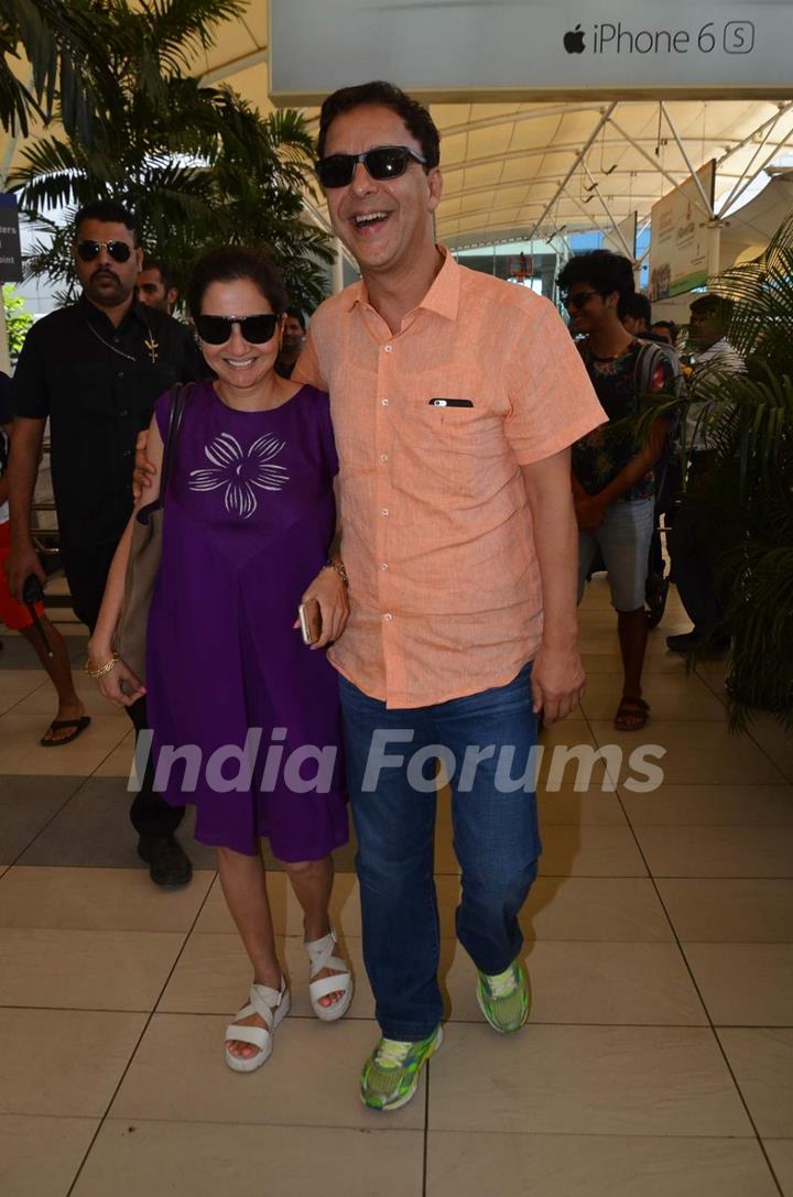 Anupama and Vidhu Vinod Chopra Snapped at Airport