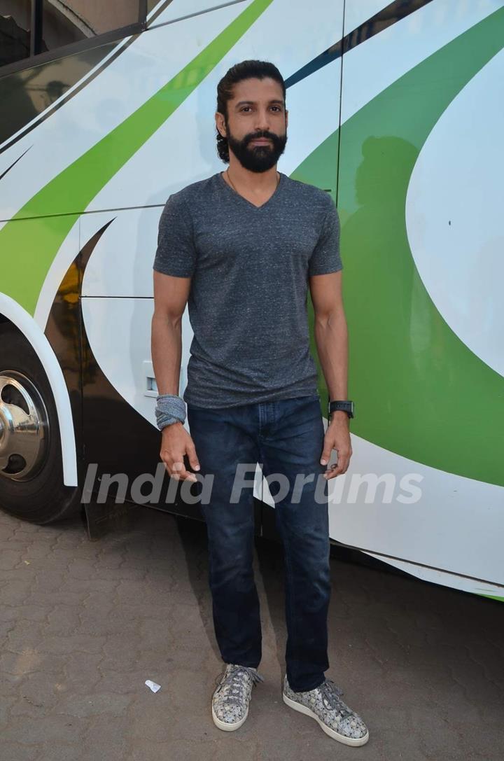 Farhan Akhtar at Press Meet of 'Wazir'