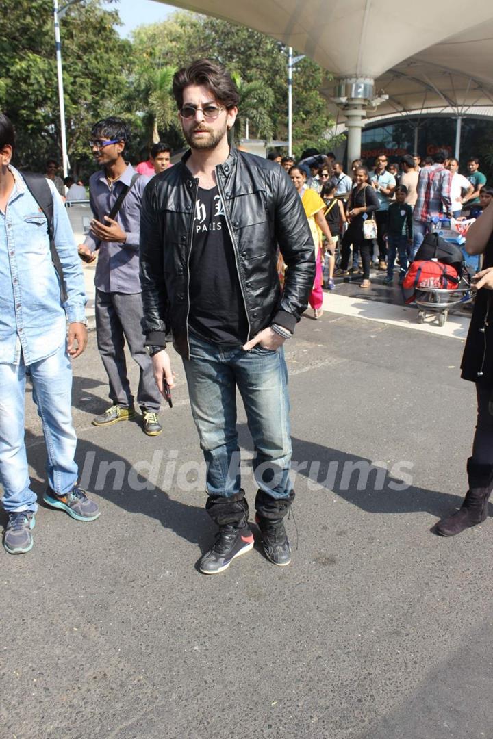 Neil Nitin Mukesh Snapped at Airport