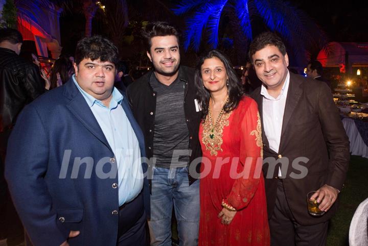 Manish Paul and Rajat Rawail at Anil Kapoor's Star Studded Birthday Bash