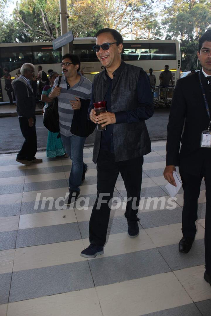 Vidhu Vinod Chopra Snapped at Airport