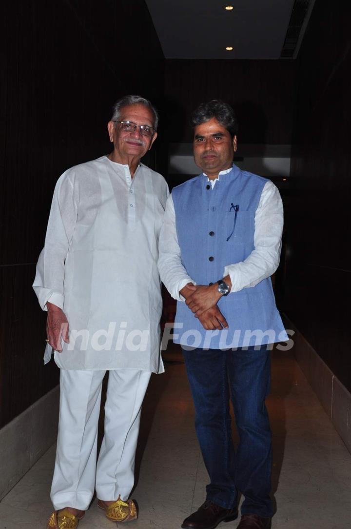 Gulzar and Vishal Bhardwaj at Launch of Film 'A Death in the Gunj'