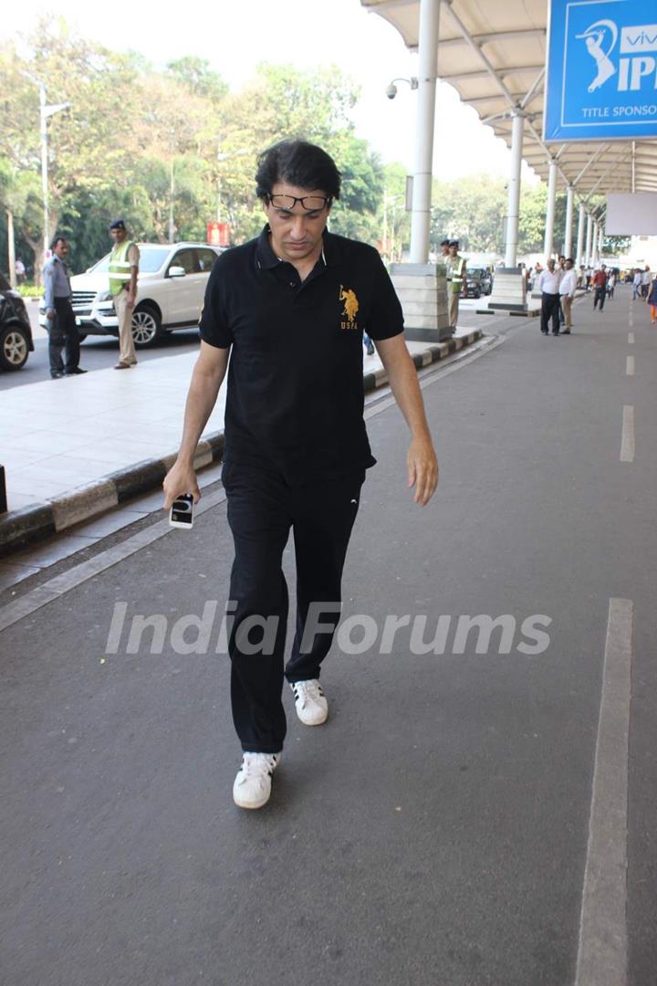 Shiamak Davar Snapped at Airport