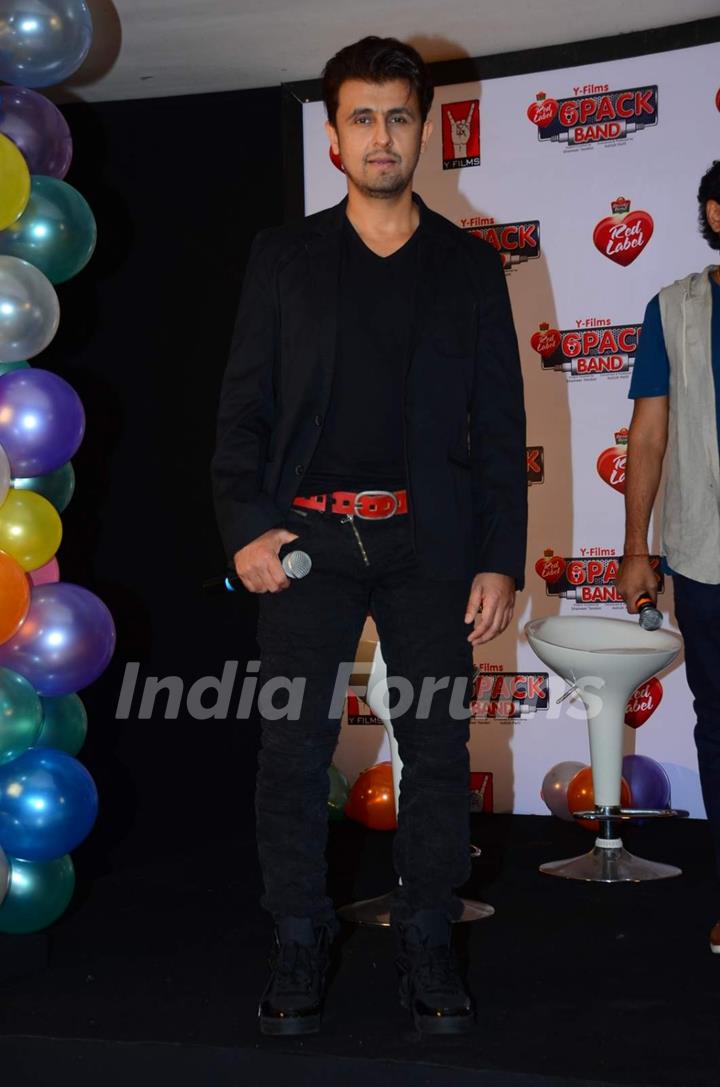 Sonu Nigam at Launch of India's 1st Transgender Band - '6 Pack Band'