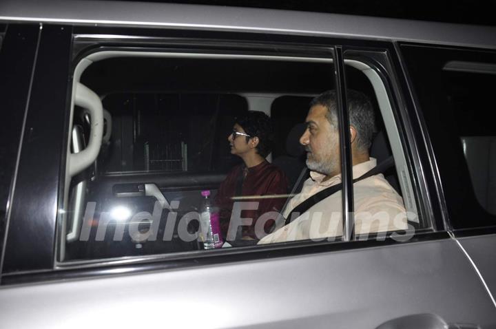 Aamir Khan and Kiran Rao Snapped in Bandra