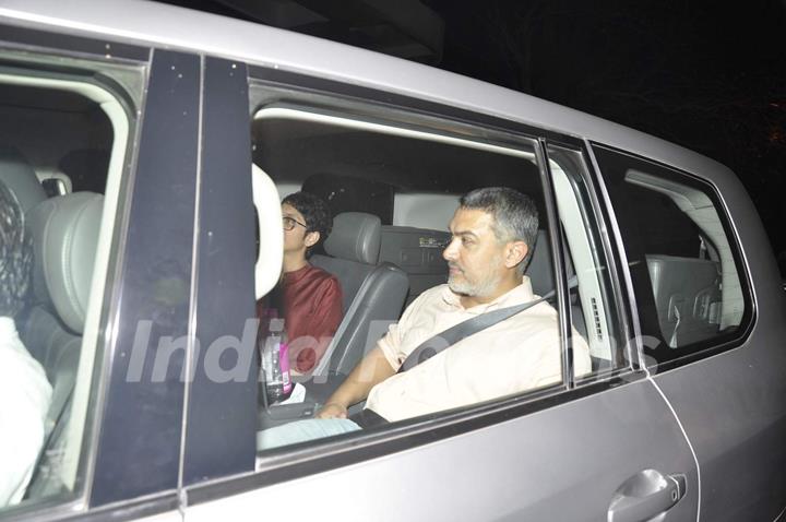 Aamir Khan and Kiran Rao Snapped in Bandra