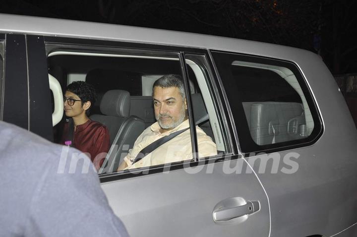 Aamir Khan and Kiran Rao Snapped in Bandra