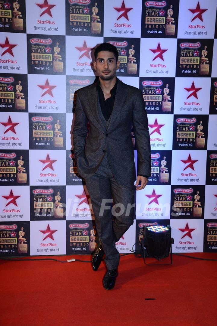 Prateik Babbar at the 22nd Annual Star Screen Awards