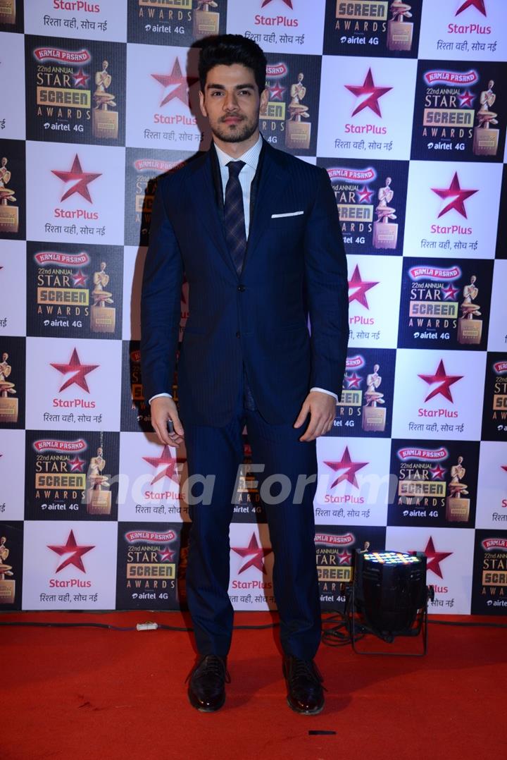 Sooraj Pancholi at the 22nd Annual Star Screen Awards