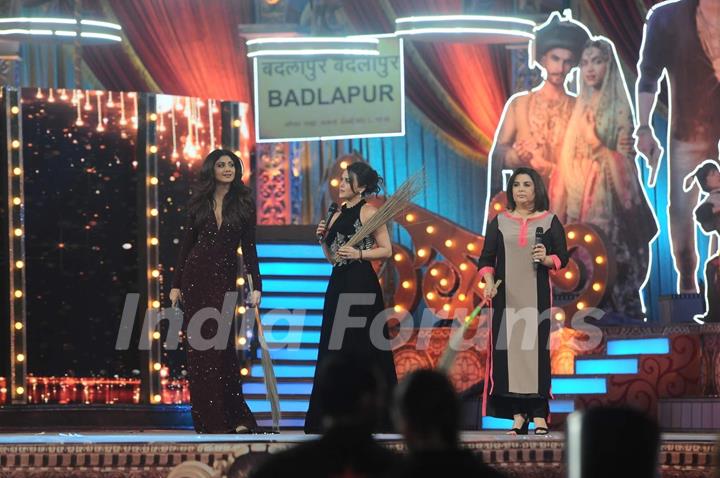 Shilpa Shetty, Farah Khan and Preity Zinta at the 22nd Annual Star Screen Awards