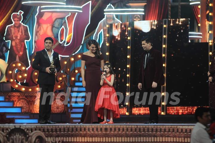 Harshaali Malhotra at the 22nd Annual Star Screen Awards