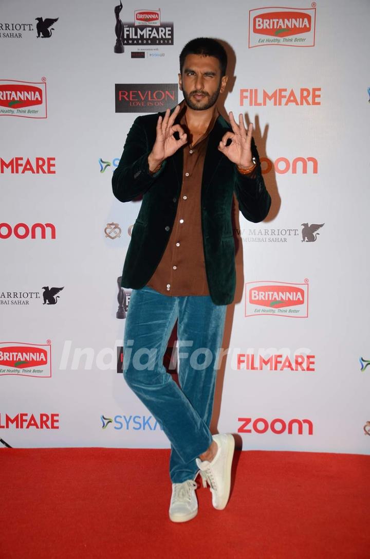 Ranveer Singh at Filmfare Awards - Red Carpet