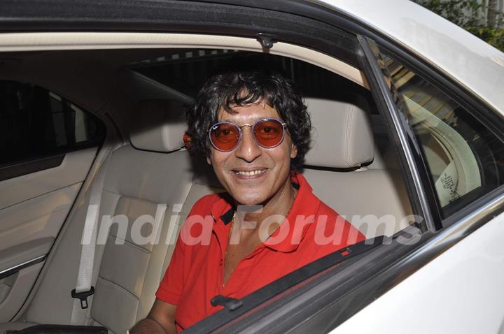 Chunky Pandey at Farah Khan's Birthday Bash