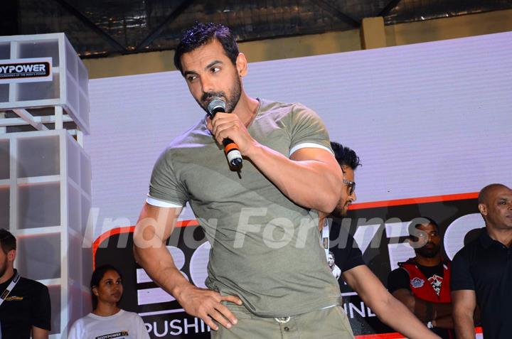 John Abraham at Fitness Expo