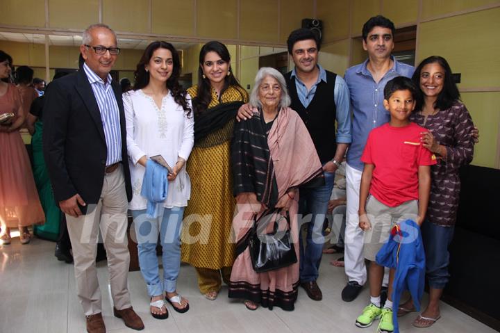 Shaina NC, Juhi Chawla and Sameer Soni at Special Screening of 'Chalk N Duster'