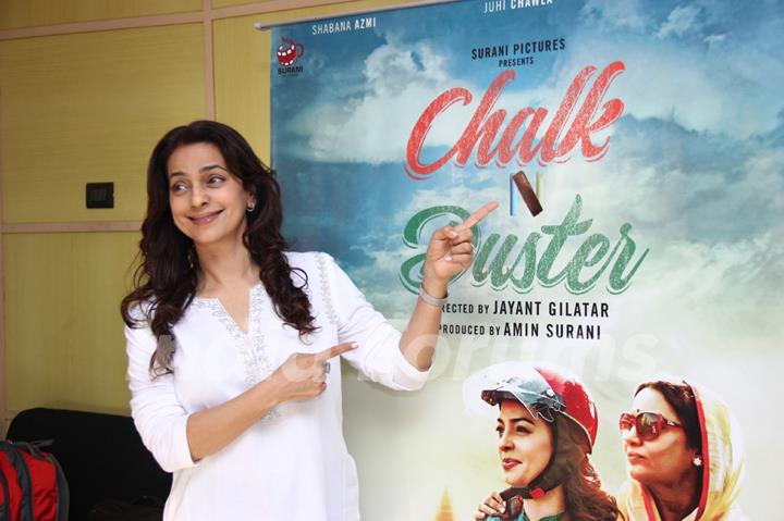 Juhi Chawla at Special Screening of 'Chalk N Duster'