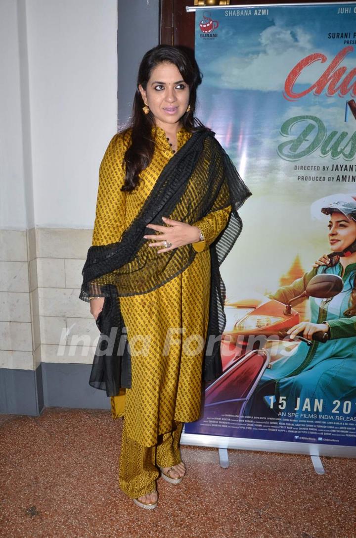 Shaina NC at Special Screening of 'Chalk N Duster'