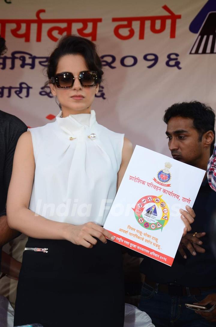 Kangana Ranaut  at Thane R.T.O Event