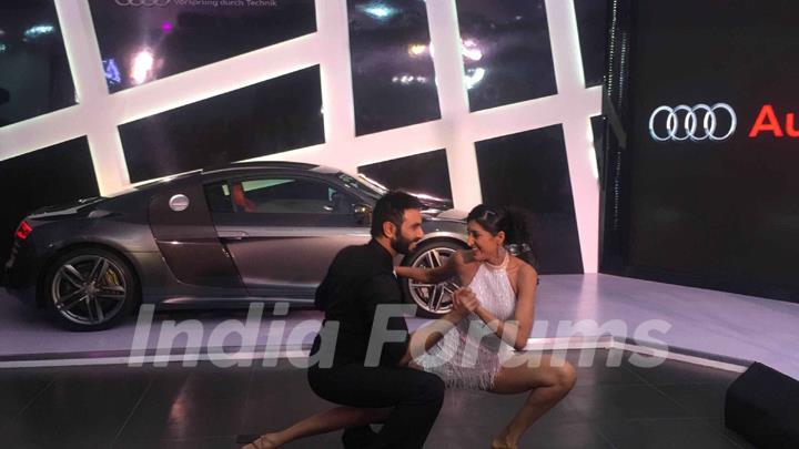 Sandip Soparrkar and Jesse Randhawa at New Audi Sports Car Launch Event