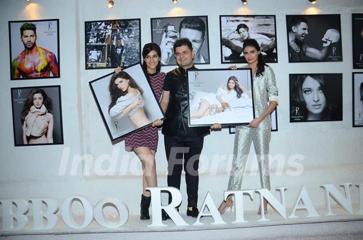 Athiya Shetty and Kriti Sanon at Star Photograper Dabboo Ratnani's Calendar Launch